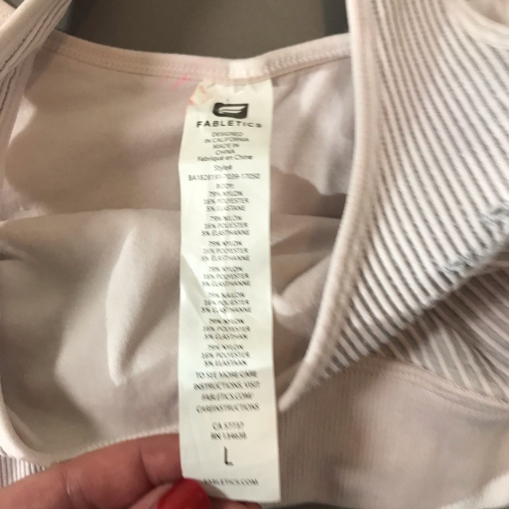 Fabletics large sports bra